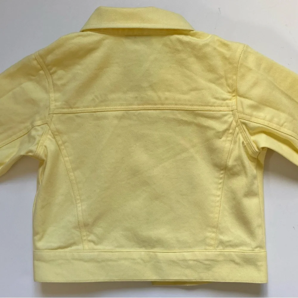 Snoopy Jacket Size 18 Months Vintage Yellow Pink EUC Girls Jean Y2K Peanuts